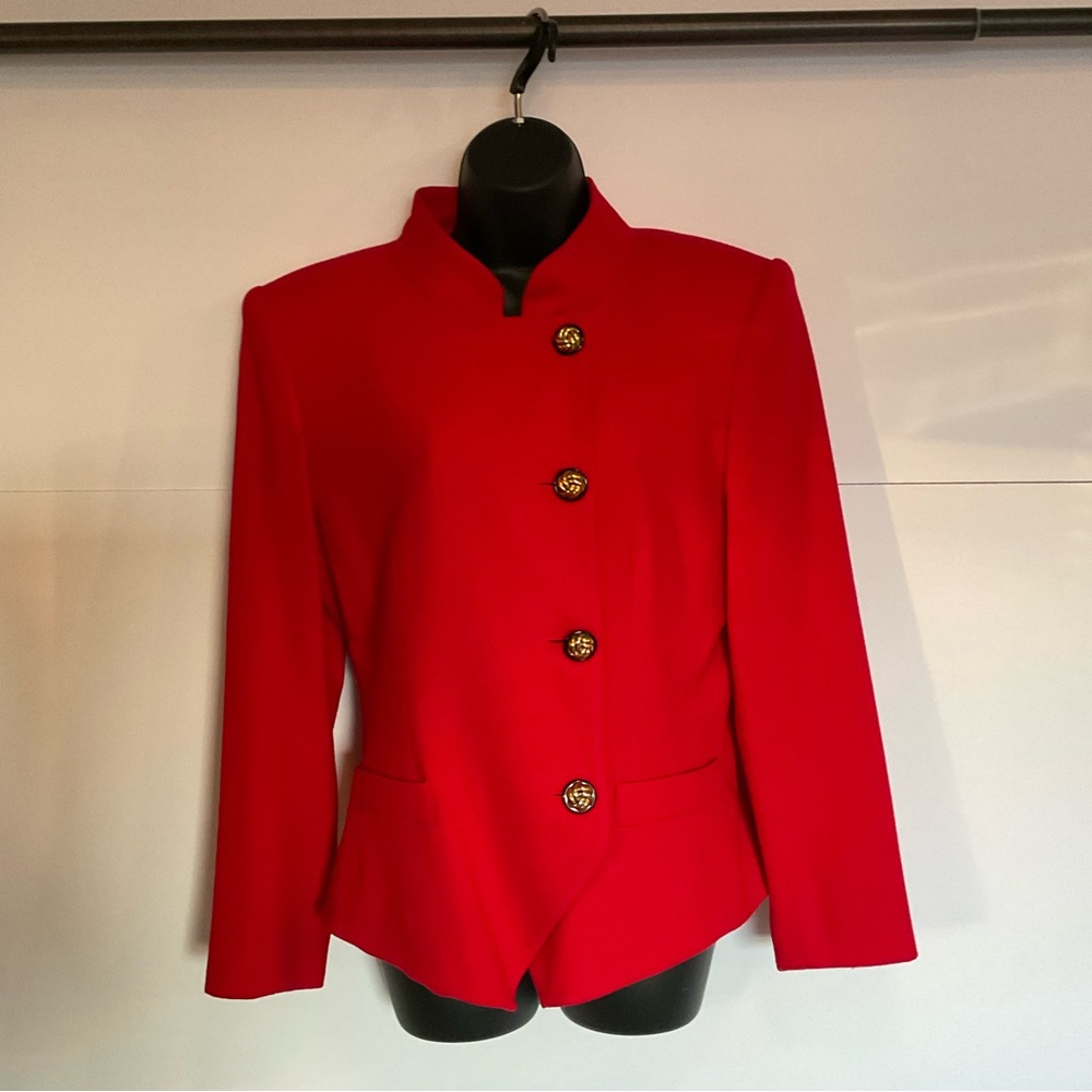 Kasper blazer red. size 12